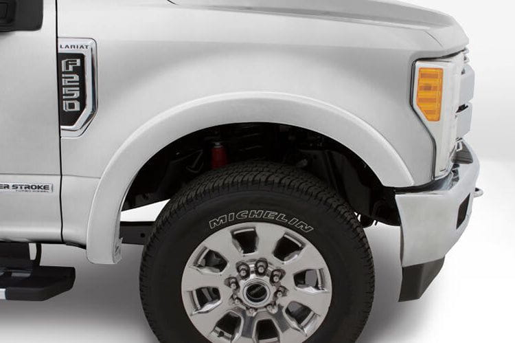 Bushwacker 20944-12 Ford F250/F350/F450 Super Duty 2017-2022 OE Style Color Oxford White Smooth Finish 4PC Fender Flares