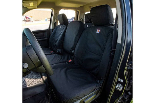 Covercraft SSC3477COBK 2019-2022 Ford F250/F350/F450/F550 Super Duty Black Carhartt Super Dux SeatSaver Custom Seat Covers