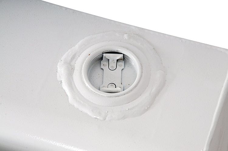 Dee Zee DZ91753S Ford F250/F350/F450 Super Duty 1997-2022 Rectangle Transfer Tank White Steel