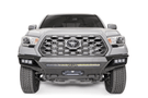 Fab Fours front winch bumper TB16-01-1 for 2016–2023 Toyota Tacoma, off-road front bumper replacement with winch-ready design.