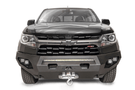 Fab Fours CC21-X5151-1 Matrix Front Bumper for 2021–2022 Chevy Colorado (Non-ZR2), Winch Ready, No Guard, Black Powder Coat