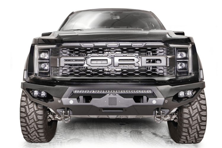 Fab Fours FR21-X5351-1 Matrix front bumper with no guard for 2021–2023 Ford Raptor
