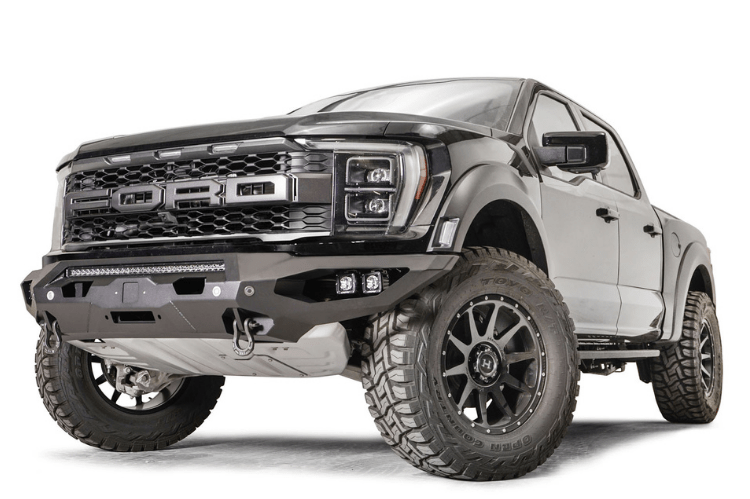 Fab Fours FR21-X5351-1 Matrix front bumper with no guard for 2021–2023 Ford Raptor