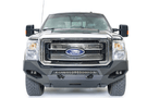 Winch-ready Fab Fours FS11-X2551-1 Matrix front bumper, no guard for 2011–2016 Ford F250 and F350 Super Duty trucks