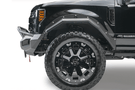 Fab Fours FS17-X4152-1 Matrix Front Bumper for 2017-2022 Ford F250/F350 Super Duty, winch-ready design with a pre-runner guard, providing rugged durability and aggressive front-end protection.