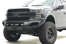 Fab Fours FF18-X4551-1 Matrix Front Bumper for 2018–2020 Ford F150, Winch Ready, No Guard Design
