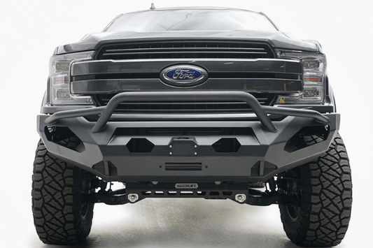 Fab Fours FF21-X4752-1 Matrix Front Bumper with Pre-Runner Guard for 2021–2023 Ford F150, Winch Ready, Off-Road Protection