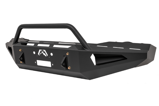 Fab Fours DR03-RS1062-1 Dodge Ram 2500/3500 2003-2005 Red Steel Front Bumper Winch Ready Pre-Runner Guard