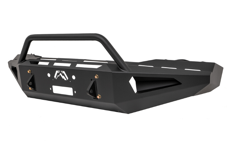 Fab Fours DR03-RS1062-1 Dodge Ram 2500/3500 2003-2005 Red Steel Front Bumper Winch Ready Pre-Runner Guard