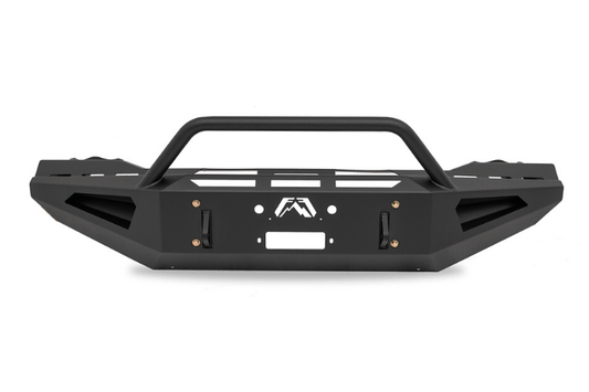 Fab Fours DR03-RS1062-1 Dodge Ram 2500/3500 2003-2005 Red Steel Front Bumper Winch Ready Pre-Runner Guard
