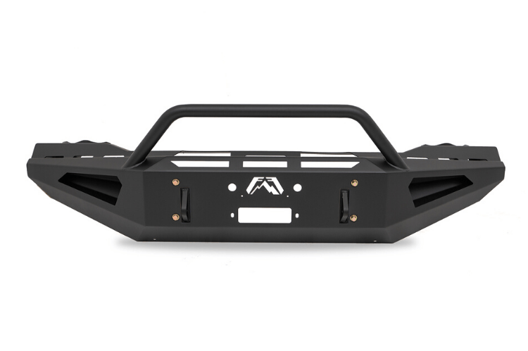 Fab Fours DR03-RS1062-1 Dodge Ram 2500/3500 2003-2005 Red Steel Front Bumper Winch Ready Pre-Runner Guard