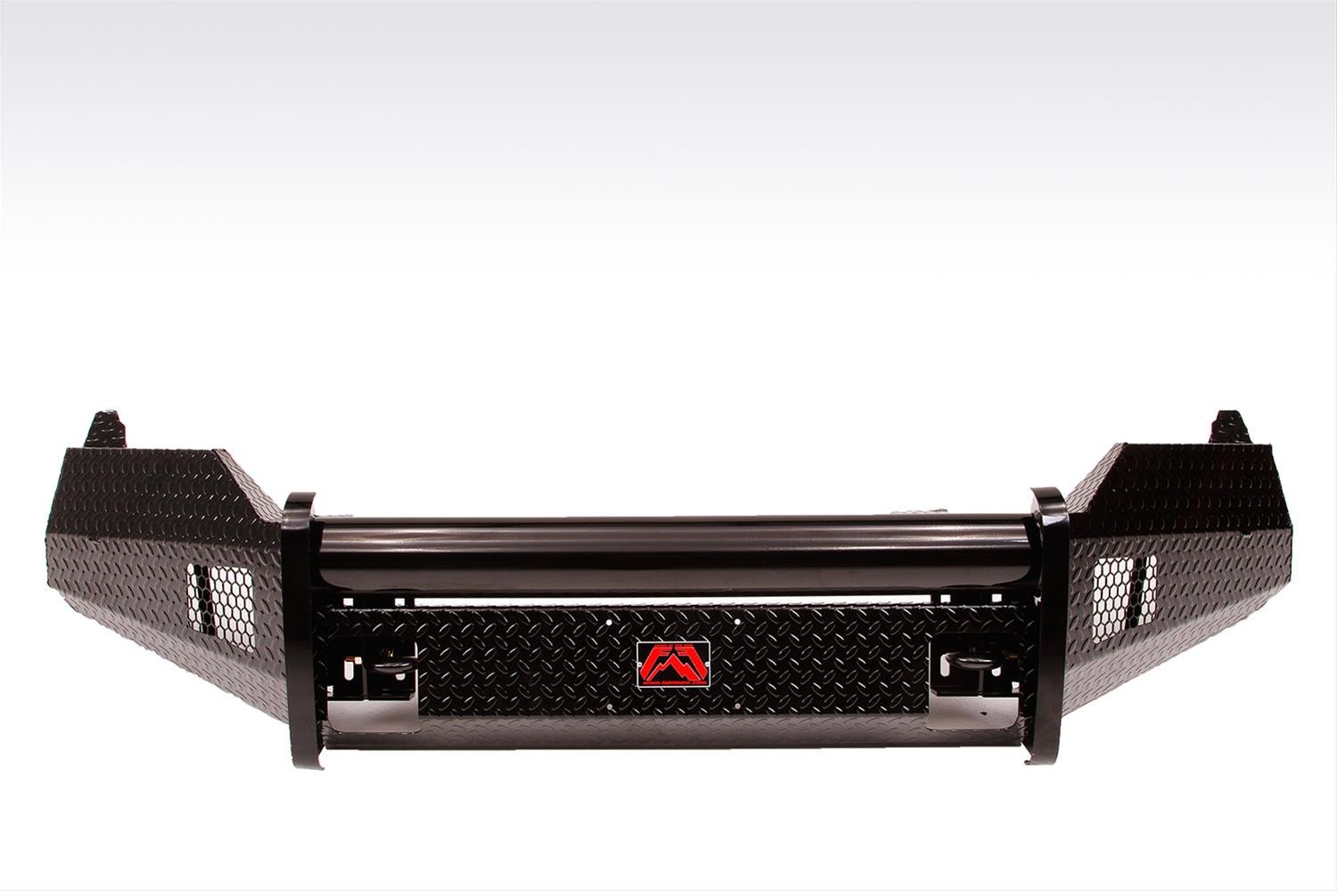 2009-2012 Dodge Ram 1500 Front Steel Bumper With Winch Plate & LED Lights – Black Powder Coat