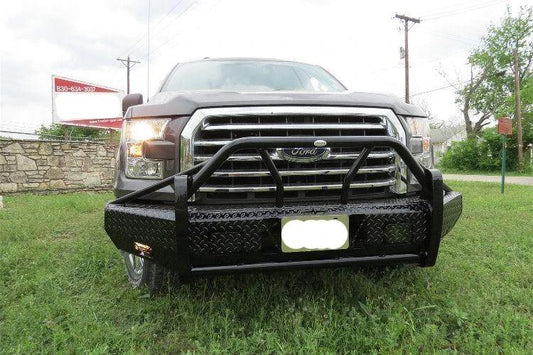 Frontier 600-51-5005 Xtreme front bumper for 2015–2017 Ford F150, designed for rugged protection with aggressive styling.