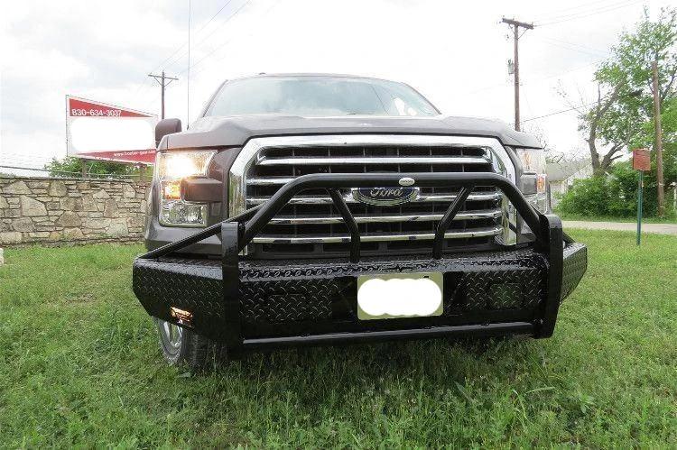 Frontier 600-51-5005 Xtreme front bumper for 2015–2017 Ford F150, designed for rugged protection with aggressive styling.