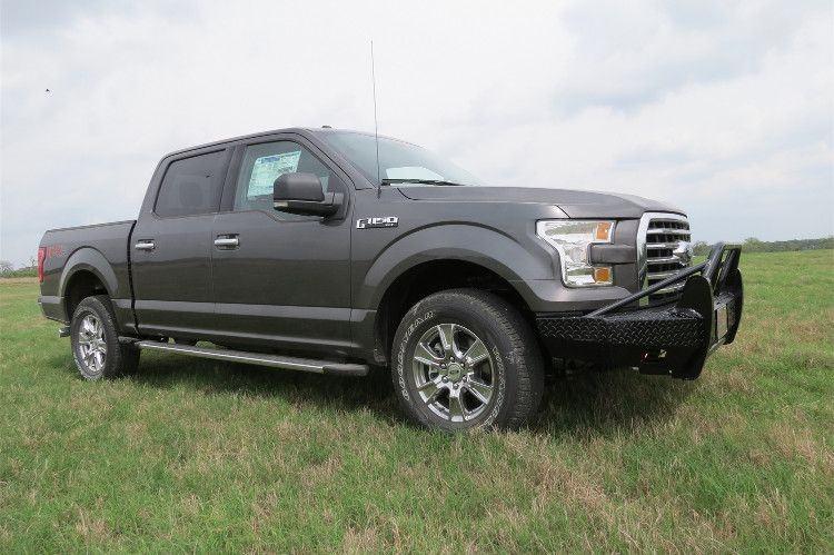 Frontier 600-51-5005 Xtreme front bumper for 2015–2017 Ford F150, designed for rugged protection with aggressive styling.