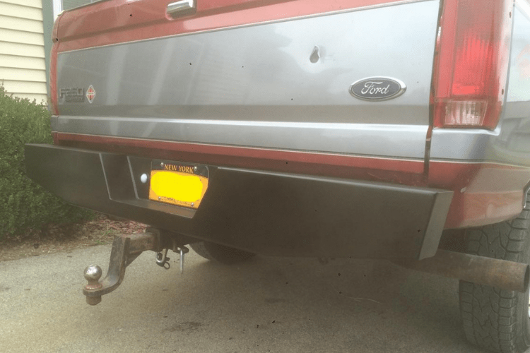 Affordable Offroad fullfordrear Ford F250/F350 1978-1998 Elite Rear Bumper Full Size