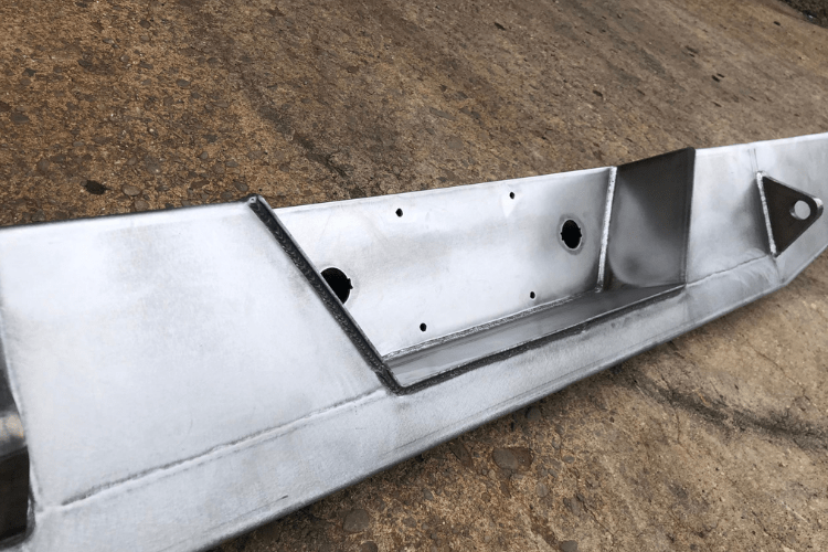 Affordable Offroad fullfordrear Ford F250/F350 1978-1998 Elite Rear Bumper Full Size