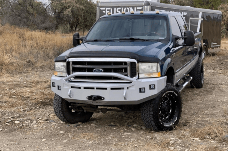 Evan-Fischer Front Bumper Filler Set For 1999-2004 Ford F-250 Super Duty – Primed Left & Right Pair