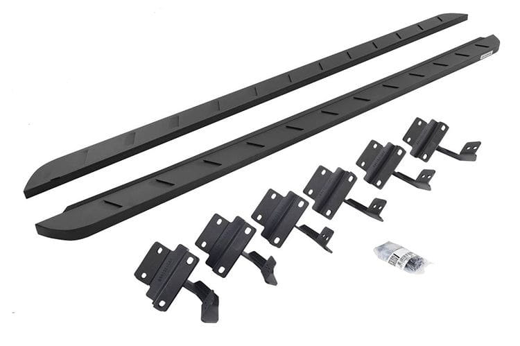 Go Rhino 63415587SPC Ford F250/F350 Super Duty 2017-2024 RB10 Slim Line Running Boards with Mounting Brackets Kit