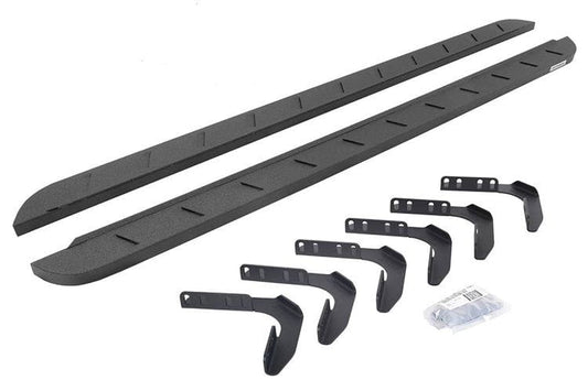 Go Rhino 63418087ST Ford F250/F350 Super Duty 1999-2016 RB10 Slim Line Running Boards with Mounting Brackets Kit
