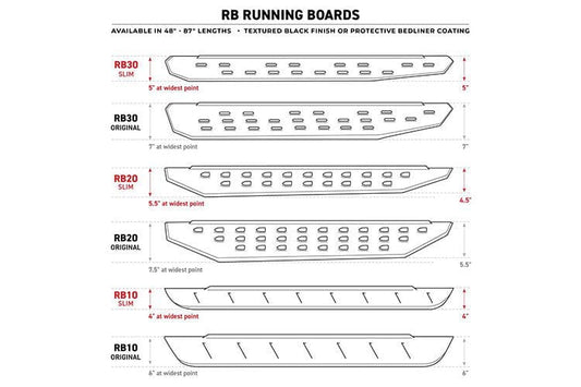 Go Rhino 634417348PC Ford F250/F350 Super Duty 2017-2023 RB10 Running Boards with Mounting Brackets Kit