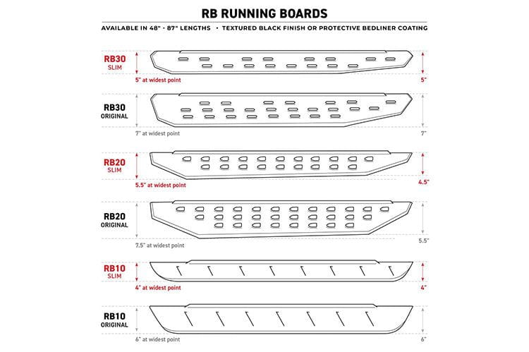Go Rhino 634417348PC Ford F250/F350 Super Duty 2017-2024 RB10 Running Boards with Mounting Brackets Kit