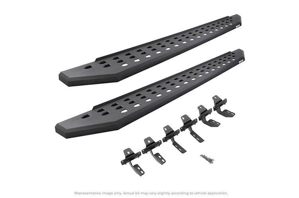 GO20ページ Go Rhino RB20 Slim Running Boards & Brackets | Galvanized