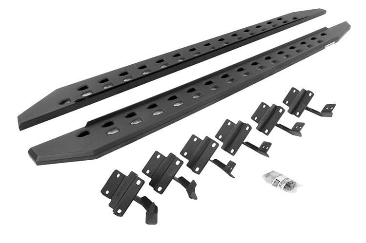 Go Rhino 69415587SPC Ford F250/F350 Super Duty 2017-2024 RB20 Slim Line Running Boards with Mounting Brackets Kit