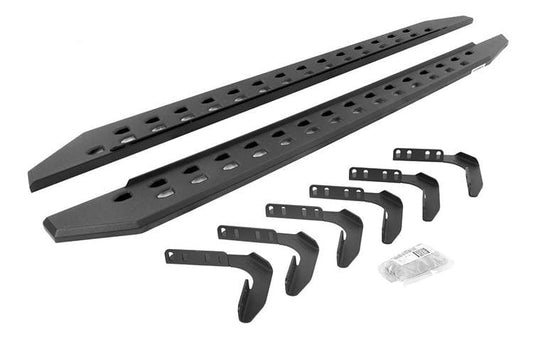 Go Rhino 69417680SPC Ford F250/F350 Super Duty 1999-2016 RB20 Slim Line Running Boards with Mounting Brackets Kit