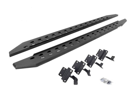 Go Rhino 69417780SPC Ford F250/F350 Super Duty 2017-2024 RB20 Slim Line Running Boards with Mounting Brackets Kit