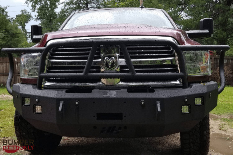 Hammerhead 600-56-0433 X-Series Front Bumper Winch Ready for 2010–2018 Dodge Ram 4500/5500 – heavy-duty off-road bumper with aggressive design and winch compatibility.