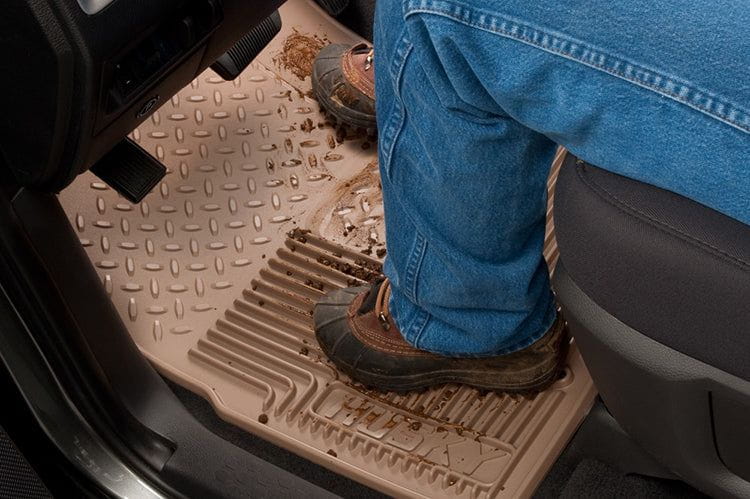 Husky Heavy Duty 1999-2010 Ford F250/F350/F450 Super Duty Center Hump Floor Mat 53001 Black