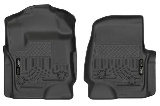 Husky Weatherbeater 2017-2023 Ford F250/F350/F450 Super Duty Front Floor Liner 13321 Black