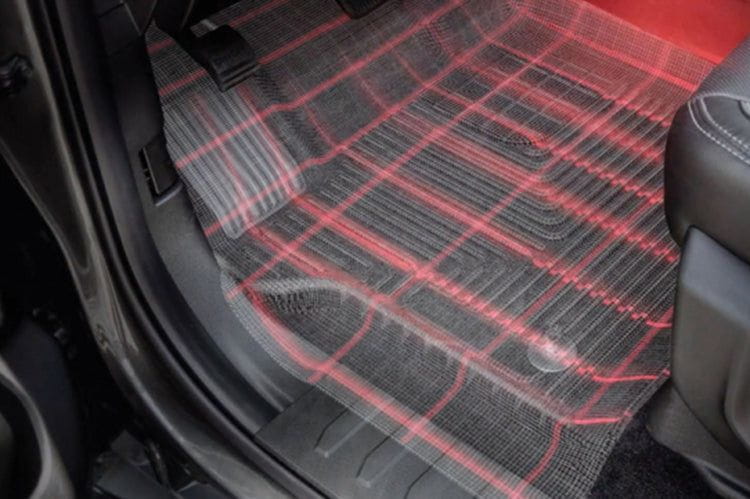Husky X-Act Contour 2017-2022 Ford F250/F350/F450 Super Duty 2nd Seat Floor Liner with Factory Box 53381