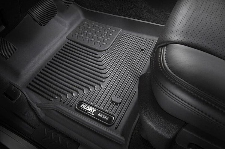 Husky X-Act Contour 2012-2016 Ford F250/F350/F450 Super Duty Front Floor Liner 53321 Black