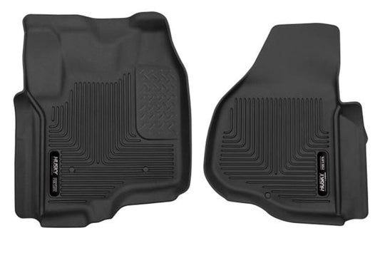 Husky X-Act Contour 2012-2016 Ford F250/F350/F450 Super Duty Front Floor Liner 53321 Black
