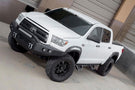 Magnum Raptor Series RTS80TY RT Steps for Toyota Tundra 2007-2018 Crew Max – rugged black side steps with textured non-slip pads for secure footing and a bold off-road look.