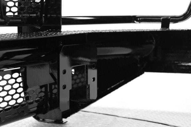 Ranch Hand FBF201BLRC Legend front bumper for 2017–2022 Ford F250/F350 Superduty, with camera access and durable black powder coat finish