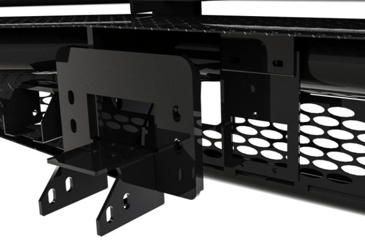 Heavy-duty Legend bumper FBF201BLR for Ford Superduty by Ranch Hand