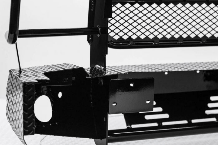 Ranch Hand Summit Series Front Bumper FSG151BL1 in Black for 2015-2019 GMC Sierra 2500HD and 3500HD trucks.