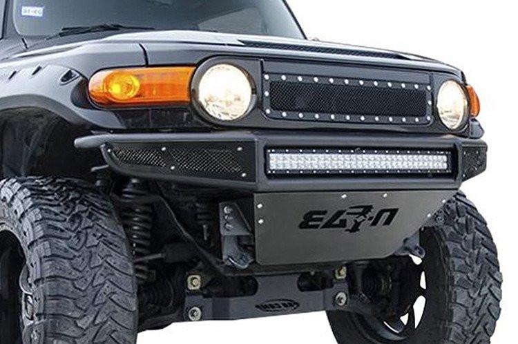 N-Fab T061MRDS-GB Toyota FJ Cruiser 2007-2014 M-RDS Front Bumper Pre-Runner Gloss Black
