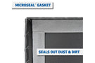 UWS SL-72-LP-MB Ford F250/F350/F450 Super Duty 1999-2022 Matte Black 72" Secure Lock Truck Tool Box With Low Profile