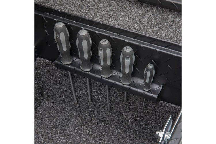UWS SL-72-LP-MB Ford F250/F350/F450 Super Duty 1999-2022 Matte Black 72" Secure Lock Truck Tool Box With Low Profile