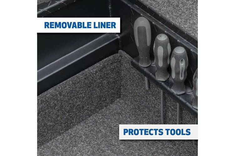 UWS SL-72-LP-MB Ford F250/F350/F450 Super Duty 1999-2022 Matte Black 72" Secure Lock Truck Tool Box With Low Profile