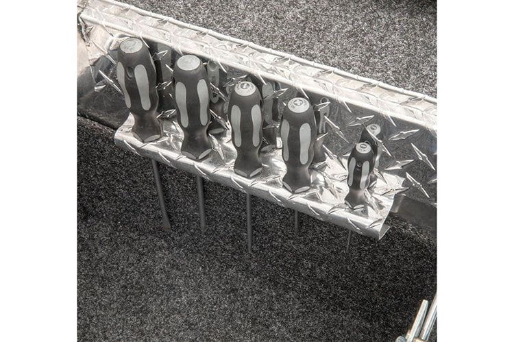 UWS SL-72-LP-R Ford F250/F350/F450 Super Duty 1999-2022 Bright Aluminum 72" Secure Lock Crossover Truck Tool Box With Low Profile