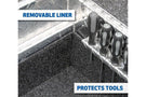 UWS SL-72-LP-R Ford F250/F350/F450 Super Duty 1999-2022 Bright Aluminum 72" Secure Lock Crossover Truck Tool Box With Low Profile