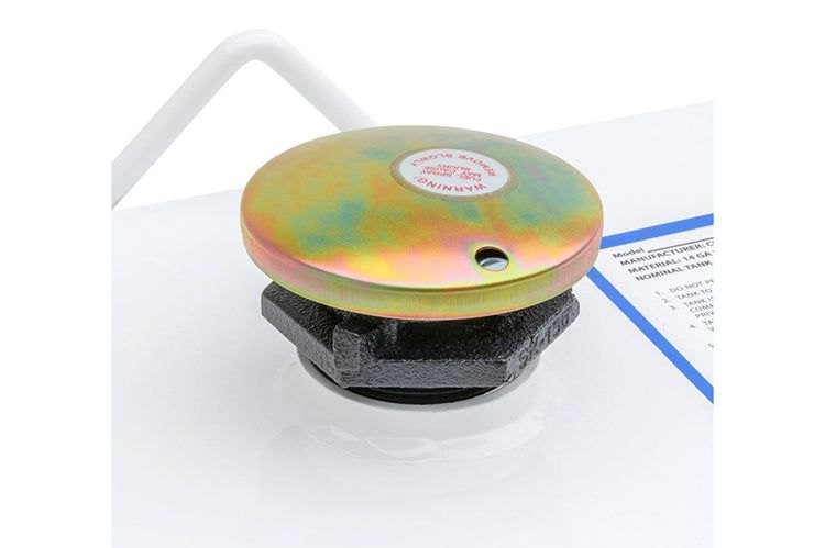 UWS ST-75-L-W Ford F250/F350/F450 Super Duty White 75-Gallon L-Shaped Steel Transfer Tank