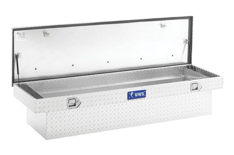 UWS TBS-72 Ford F250/F350/F450 Super Duty 1999-2022 Bright Aluminum 72" Crossover Truck Tool Box