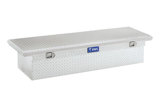 UWS TBS-72-LP Ford F250/F350/F450 Super Duty 1999-2022 Bright Aluminum 72" Crossover Truck Tool Box With Low Profile