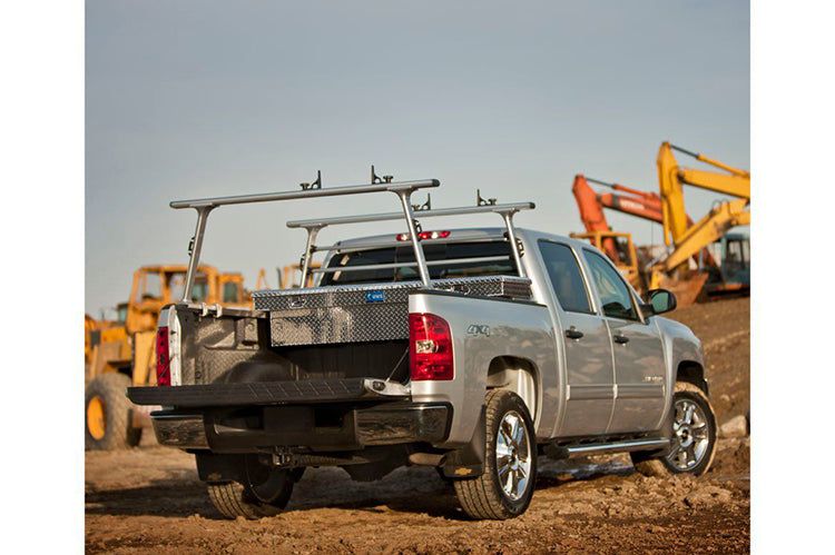 UWS TBS-72-LP Ford F250/F350/F450 Super Duty 1999-2022 Bright Aluminum 72" Crossover Truck Tool Box With Low Profile